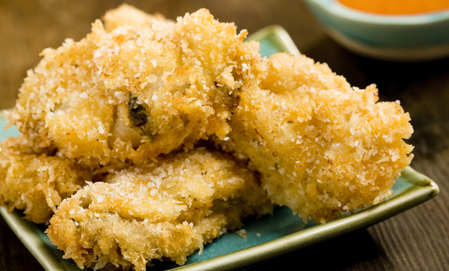 From The Lady & Sons Savannah Country Cookbook: Southern Fried Oysters with Spicy Dipping Sauce