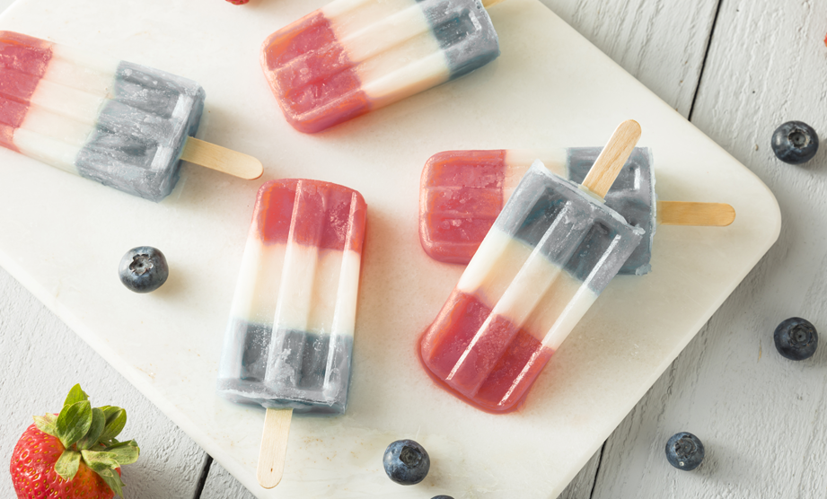 How-To: Red, White & Blue Ice Pops
