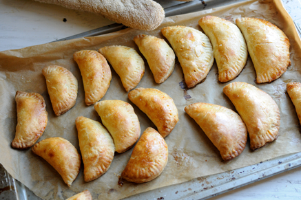 Ham and Double Cheese Turnovers