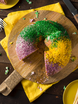 Easy King Cake for Mardi Gras