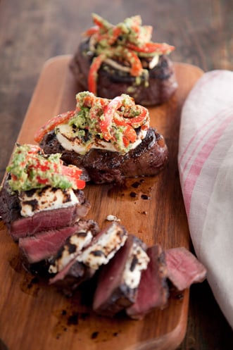 Black Pepper Crusted Filet Mignon with Goat Cheese Thumbnail