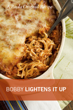 Bobby’s Lighter Baked Spaghetti Recipe