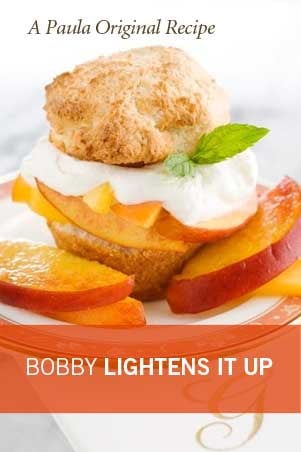 Lighter Peach Shortcake Recipe