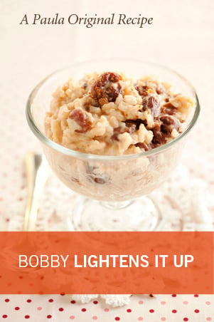 Bobby’s Lighter Old Fashioned Rice Pudding Recipe