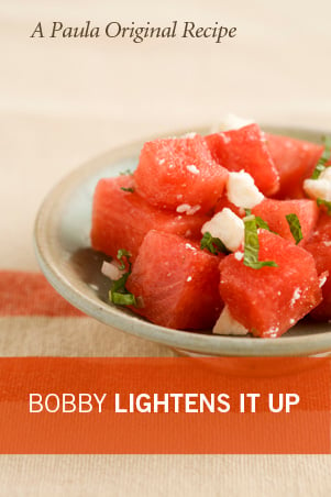Lighter Watermelon Salad With Feta and Mint Recipe