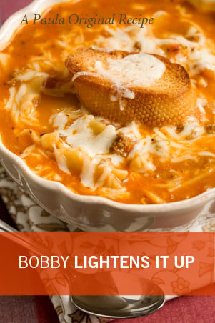 Bobby’s Lighter Tastes Like Lasagna Soup Recipe