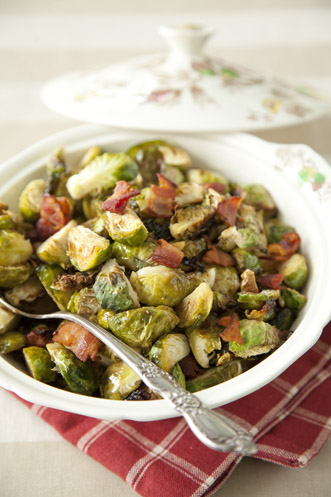 Brussels Sprouts With Hot Bacon Vinaigrette Recipe