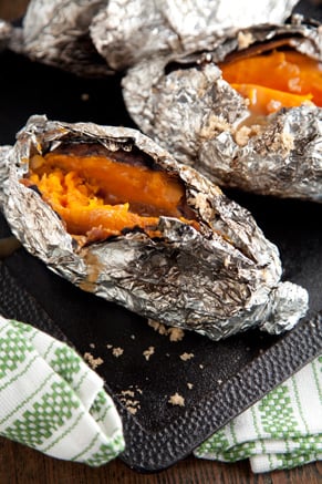 Coal Roasted Sweet Potatoes Recipe