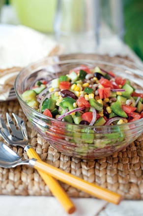 Black-Eyed Pea Greek Salad Recipe