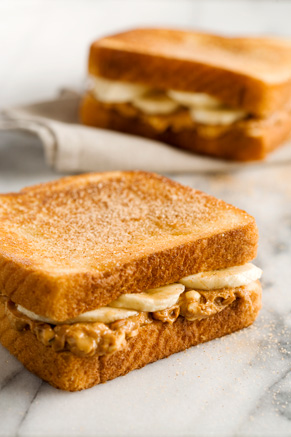 Paula’s Fried Peanut Butter and Banana Sandwich Recipe