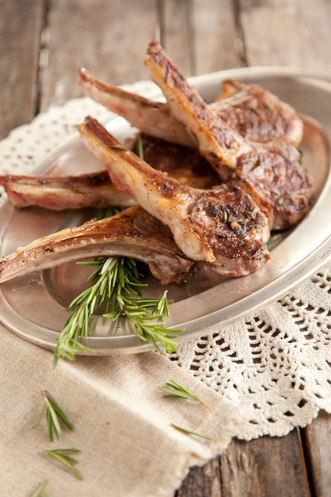 Grilled Rosemary Lamb Chops Recipe