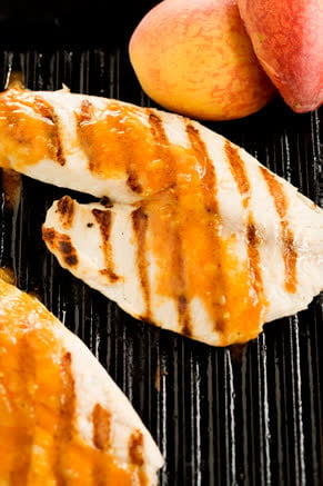 Grilled Tilapia with Peach BBQ Sauce Recipe