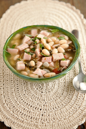 Simple Southern Ham and Bean Soup Thumbnail
