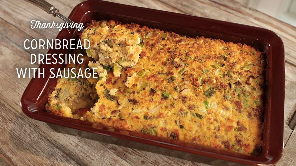 Cornbread Dressing With Sausage Thumbnail