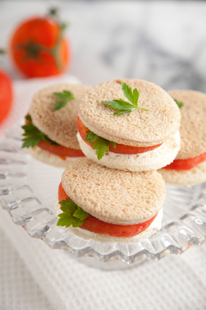 Tomato Sandwich with Parsley or Basil Recipe
